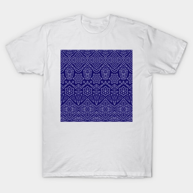 Ethnic patterns in oriental style. T-Shirt by IrinaGuArt